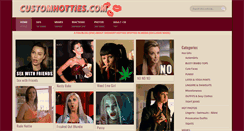 Desktop Screenshot of customhotties.com