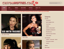 Tablet Screenshot of customhotties.com